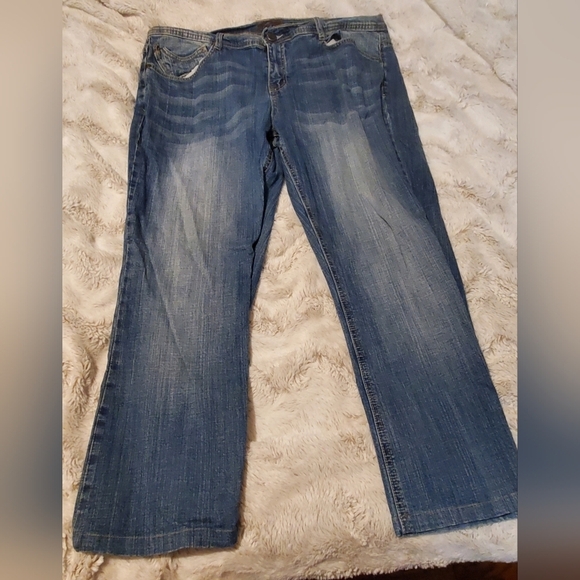 Foster Denim - Vtg Women Foster Regular Jeans 16 Medium Wash Blue